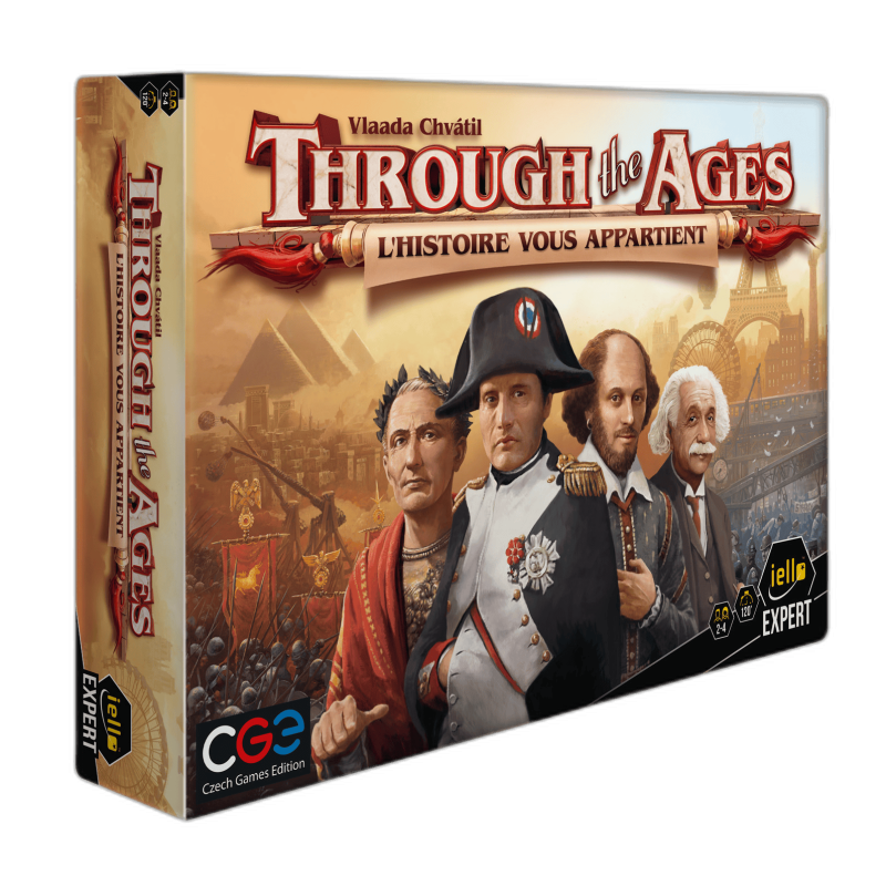 Through the Ages : L’Histoire vous Appartient — le jeu installe (vue 1)