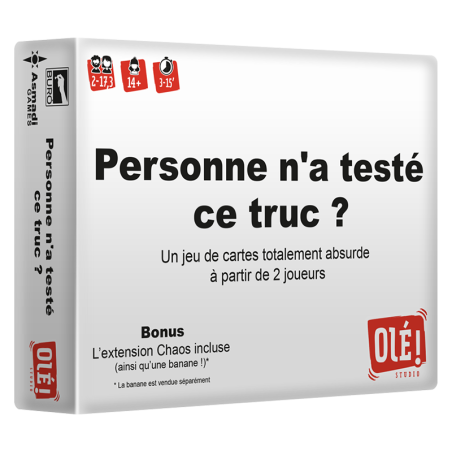 Personne n'a testé ce truc ? - Un jeu de société Olé! Studio