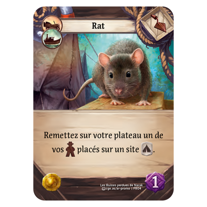 Carte goodies Narak : Rat