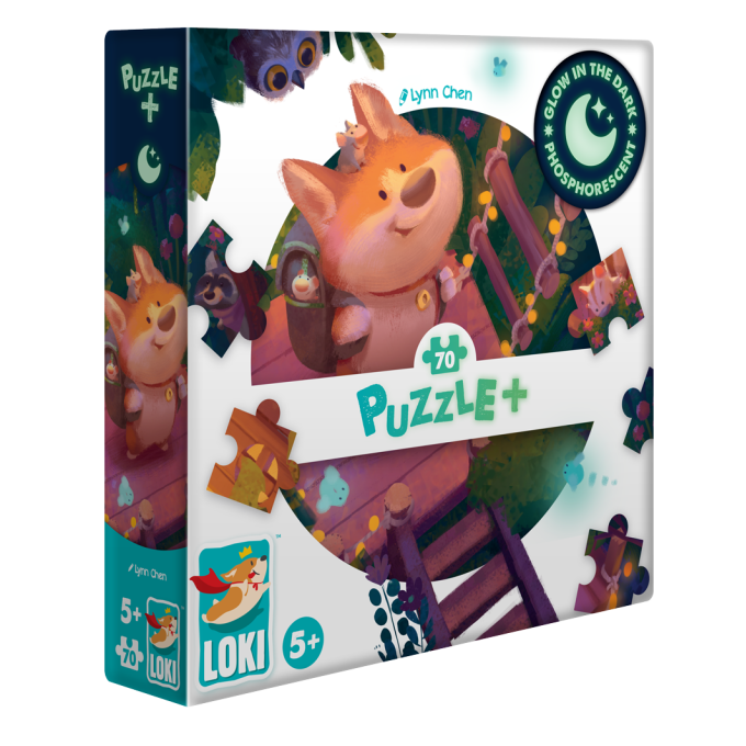 Puzzle+ : LOKI explore la Cabane (70 Pcs)