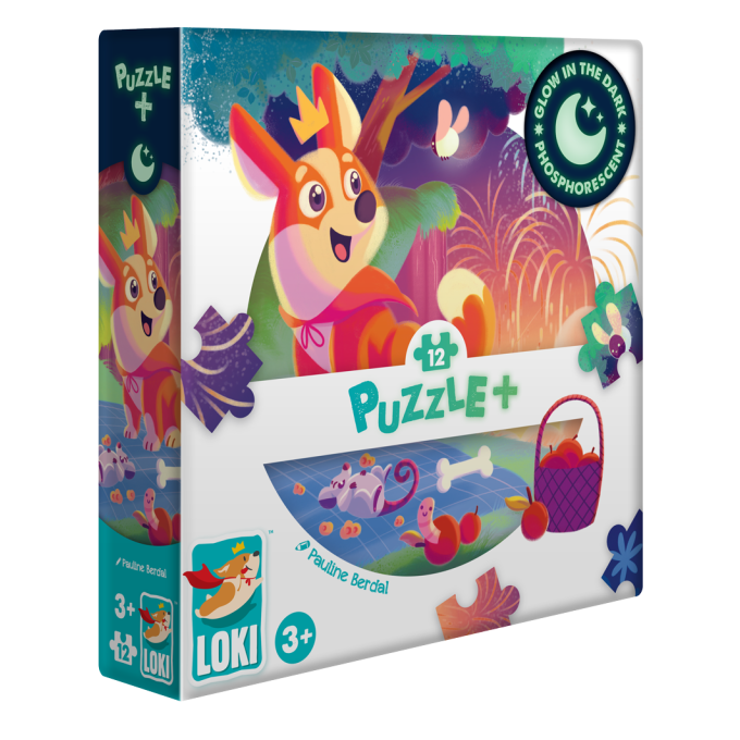 LOKI - Puzzle+ : LOKI regarde le Feu d'Artifice (12 Pcs)