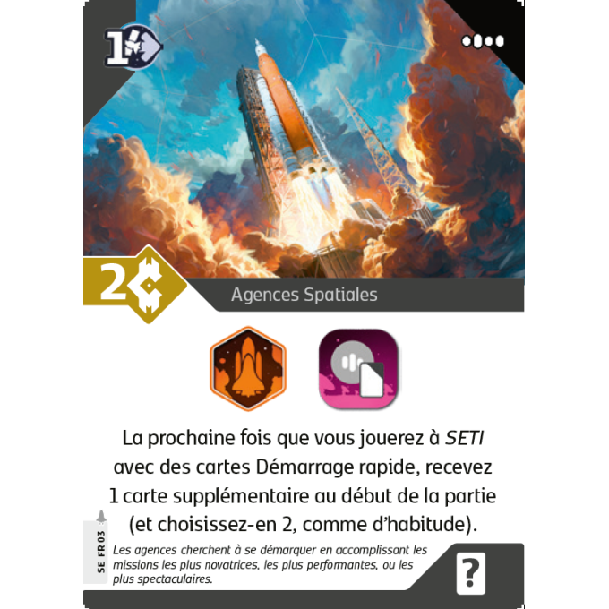 Carte Goodies SETI : Agences Spatiales